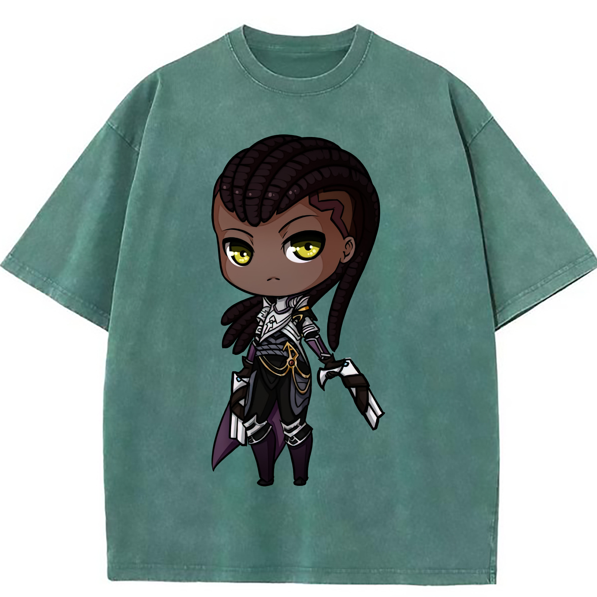 （画像用） リーグ・オブ・レジェンド League of Legends LOL 綿100% ヴィンテージ風 半袖Tシャツ（フロントプリント）